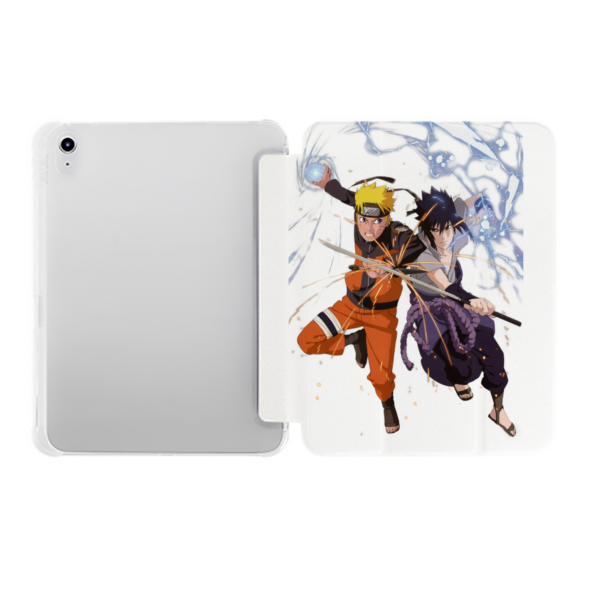 （画像用） NARUTO -ナルト- うずまき ナルト Uzumaki Naruto IPad ケース ペン収納付き 三つ折りスタンド PUレザー×シリコン 対応機種9.5/10.5/10.9インチ